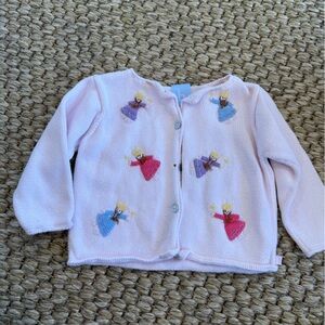 Bella Bliss Light Pink Knit Cardigan